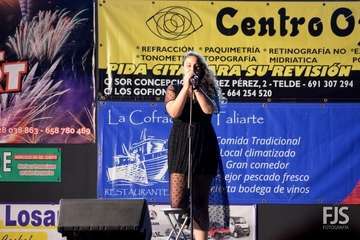 La joven Oneida Rodríguez gana el I Festival de la Canción de Melenara (Foto Francisco Javier Santana)